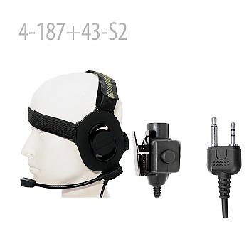 Voorstellen Bijdrage toewijzen 409shop S2 Plug Tactical Headset + PTT for 2-Pin Midland for SL25, SL55,  SL55+, SL100K 409shop,walkie-talkie,Handheld Transceiver- Radio