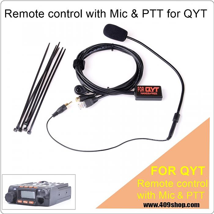 No es suficiente Marchito Morgue Remote control with Mic PTT for SURECOM QYT KT-8900 KT8900  409shop,walkie-talkie,Handheld Transceiver- Radio