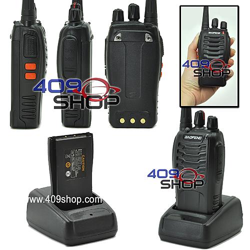 Baofeng Walkie Talkie BF-888S UHF 400-470 MHz 2-Way Radio 16CH - TradeWest